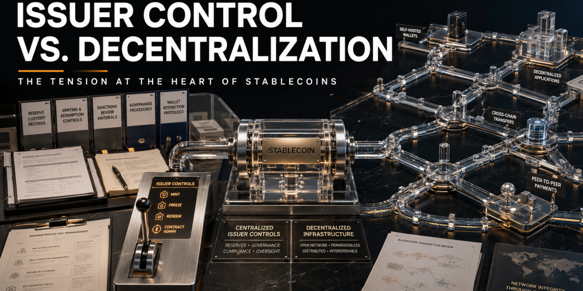 Issuer Control vs. Decentralization: The Tension at the Heart of Stablecoins